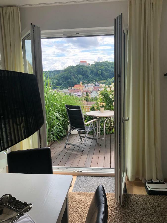 Ferienwohnung Burgenblick Mit Blick Auf 리덴부르크 외부 사진